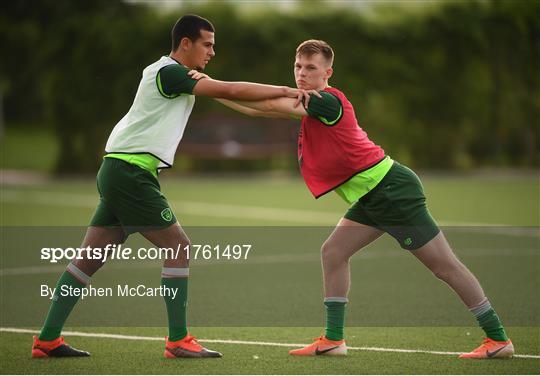 Republic of Ireland U19's Features & Training Session