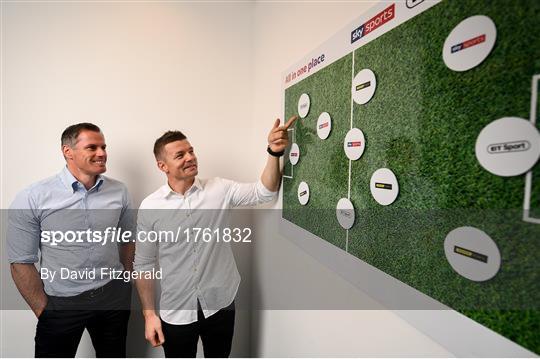 Jamie Carragher & Brian O’Driscoll launch Sports Extra on Sky