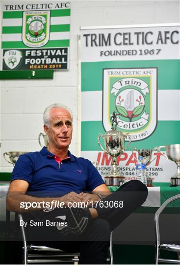 FAI Festival of Football - Mick McCarthy vists Trim Celtic