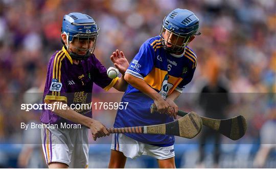 INTO Cumann na mBunscol GAA Respect Exhibition Go Games at Tipperary v Wexford - GAA Hurling All-Ireland Senior Championship Semi Final