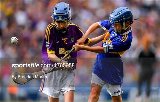 INTO Cumann na mBunscol GAA Respect Exhibition Go Games at Tipperary v Wexford - GAA Hurling All-Ireland Senior Championship Semi Final