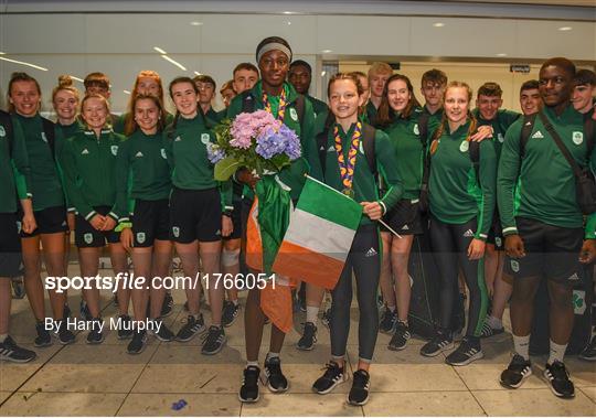 Team Ireland return from 2019 Summer European Youth Olympic Festival