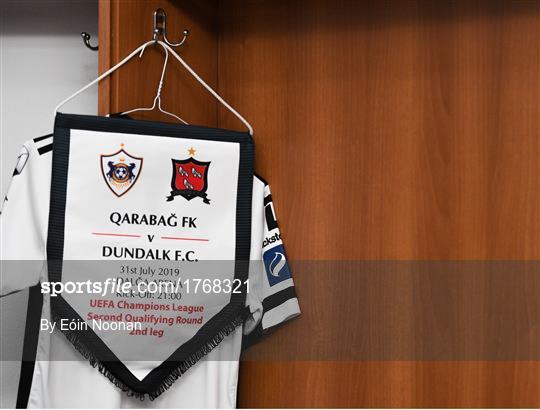 Qarabag FK v Dundalk - UEFA Champions League Second Qualifying Round 2nd Leg