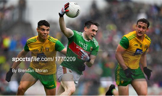 Mayo v Donegal - GAA Football All-Ireland Senior Championship Quarter-Final Group 1 Phase 3 Mayo v Donegal - GAA Football All-Ireland Senior Championship Quarter-Final Group 1 Phase 3