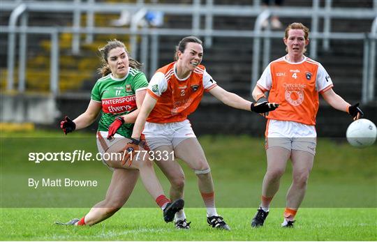 Mayo v Armagh - TG4 All-Ireland Ladies Football Senior Championship Quarter-Final Mayo v Armagh - TG4 All-Ireland Ladies Football Senior Championship Quarter-Final