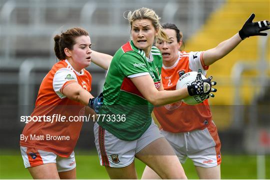 Mayo v Armagh - TG4 All-Ireland Ladies Football Senior Championship Quarter-Final Mayo v Armagh - TG4 All-Ireland Ladies Football Senior Championship Quarter-Final