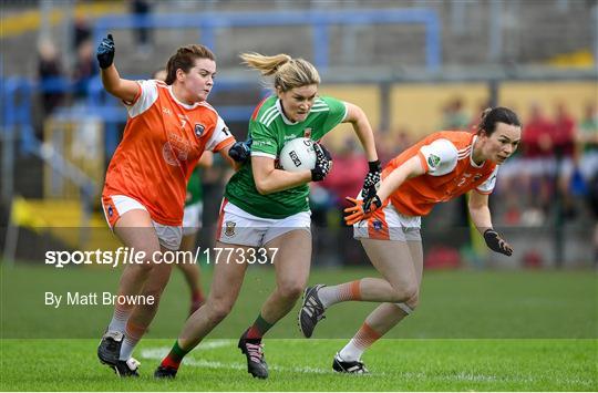 Mayo v Armagh - TG4 All-Ireland Ladies Football Senior Championship Quarter-Final Mayo v Armagh - TG4 All-Ireland Ladies Football Senior Championship Quarter-Final