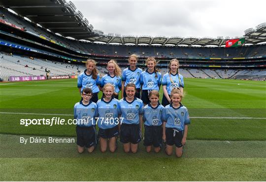 INTO Cumann na mBunscol GAA Respect Exhibition Go Games at Dublin v Mayo - GAA Football All-Ireland Senior Championship Semi Final INTO Cumann na mBunscol GAA Respect Exhibition Go Games at Dublin v Mayo - GAA Football All-Ireland Senior Championship Semi Final