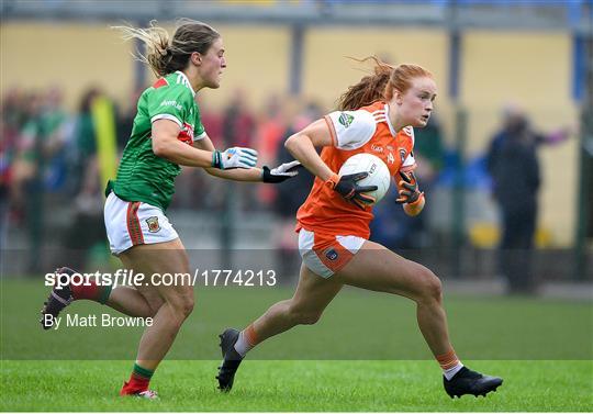 Mayo v Armagh - TG4 All-Ireland Ladies Football Senior Championship Quarter-Final Mayo v Armagh - TG4 All-Ireland Ladies Football Senior Championship Quarter-Final
