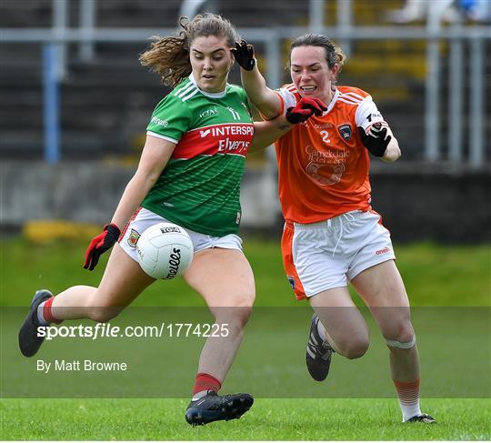 Mayo v Armagh - TG4 All-Ireland Ladies Football Senior Championship Quarter-Final Mayo v Armagh - TG4 All-Ireland Ladies Football Senior Championship Quarter-Final