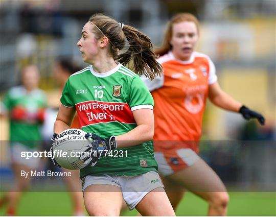 Mayo v Armagh - TG4 All-Ireland Ladies Football Senior Championship Quarter-Final Mayo v Armagh - TG4 All-Ireland Ladies Football Senior Championship Quarter-Final