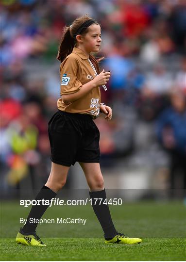 INTO Cumann na mBunscol GAA Respect Exhibition Go Games at Dublin v Mayo - GAA Football All-Ireland Senior Championship Semi Final