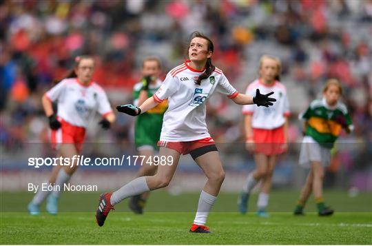 INTO Cumann na mBunscol GAA Respect Exhibition Go Games at Kerry v Tyrone - GAA Football All-Ireland Senior Championship Semi-Final INTO Cumann na mBunscol GAA Respect Exhibition Go Games at Kerry v Tyrone - GAA Football All-Ireland Senior Championship Semi-Final
