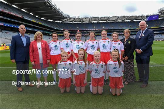 INTO Cumann na mBunscol GAA Respect Exhibition Go Games at Kerry v Tyrone - GAA Football All-Ireland Senior Championship Semi-Final INTO Cumann na mBunscol GAA Respect Exhibition Go Games at Kerry v Tyrone - GAA Football All-Ireland Senior Championship Semi-Final