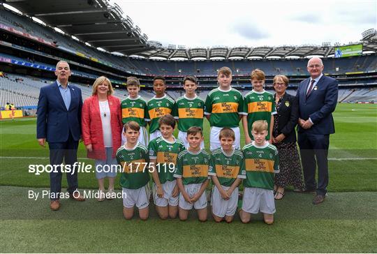 INTO Cumann na mBunscol GAA Respect Exhibition Go Games at Kerry v Tyrone - GAA Football All-Ireland Senior Championship Semi-Final INTO Cumann na mBunscol GAA Respect Exhibition Go Games at Kerry v Tyrone - GAA Football All-Ireland Senior Championship Semi-Final