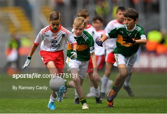 INTO Cumann na mBunscol GAA Respect Exhibition Go Games at Kerry v Tyrone - GAA Football All-Ireland Senior Championship Semi-Final