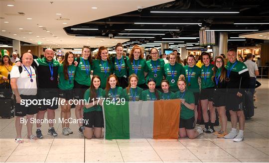 Basketball Ireland bronze medallist squad return from FIBA U20 Women’s European Championships