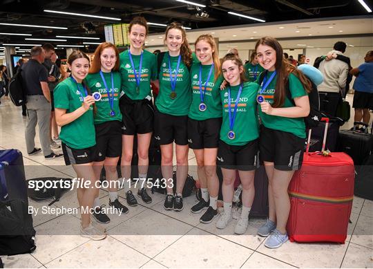 Basketball Ireland bronze medallist squad return from FIBA U20 Women’s European Championships