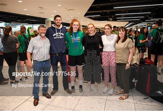 Basketball Ireland bronze medallist squad return from FIBA U20 Women’s European Championships