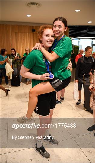 Basketball Ireland bronze medallist squad return from FIBA U20 Women’s European Championships