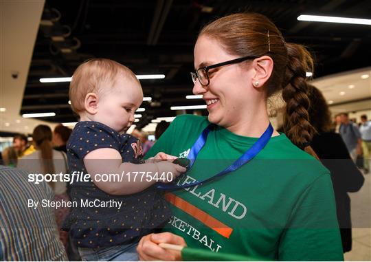 Basketball Ireland bronze medallist squad return from FIBA U20 Women’s European Championships