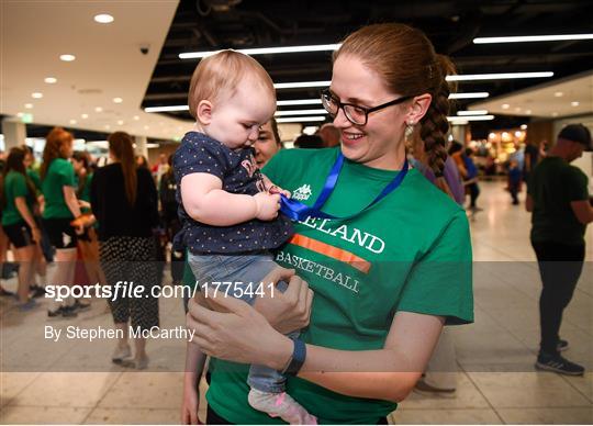 Basketball Ireland bronze medallist squad return from FIBA U20 Women’s European Championships