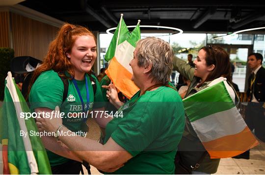 Basketball Ireland bronze medallist squad return from FIBA U20 Women’s European Championships