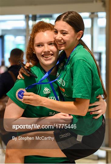 Basketball Ireland bronze medallist squad return from FIBA U20 Women’s European Championships