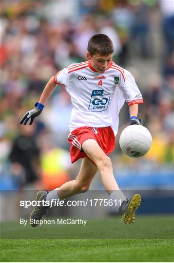 INTO Cumann na mBunscol GAA Respect Exhibition Go Games at Kerry v Tyrone - GAA Football All-Ireland Senior Championship Semi-Final INTO Cumann na mBunscol GAA Respect Exhibition Go Games at Kerry v Tyrone - GAA Football All-Ireland Senior Championship Semi-Final