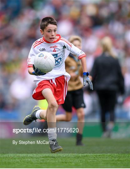 INTO Cumann na mBunscol GAA Respect Exhibition Go Games at Kerry v Tyrone - GAA Football All-Ireland Senior Championship Semi-Final