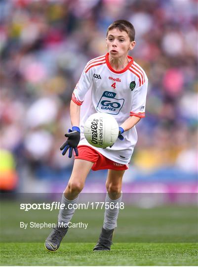 INTO Cumann na mBunscol GAA Respect Exhibition Go Games at Kerry v Tyrone - GAA Football All-Ireland Senior Championship Semi-Final INTO Cumann na mBunscol GAA Respect Exhibition Go Games at Kerry v Tyrone - GAA Football All-Ireland Senior Championship Semi-Final