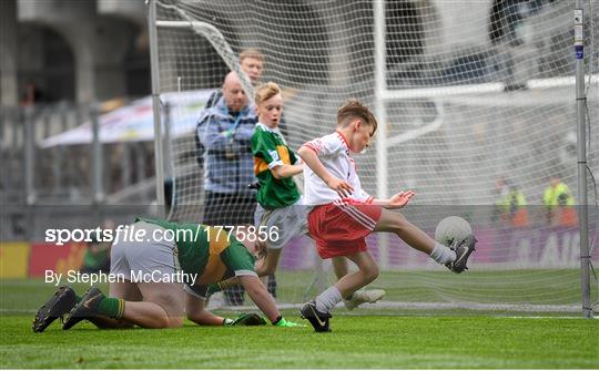 INTO Cumann na mBunscol GAA Respect Exhibition Go Games at Kerry v Tyrone - GAA Football All-Ireland Senior Championship Semi-Final