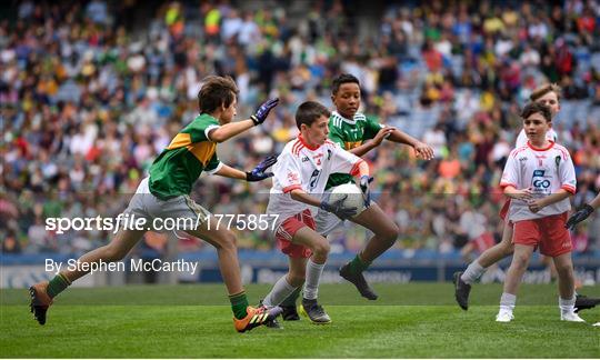 INTO Cumann na mBunscol GAA Respect Exhibition Go Games at Kerry v Tyrone - GAA Football All-Ireland Senior Championship Semi-Final