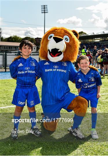 Mascots at Leinster v Coventry - Bank of Ireland Pre-Season Friendly