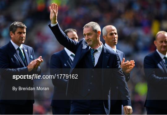 Offaly Jubilee Team of 1994 Honoured prior to Kilkenny v Tipperary - GAA Hurling All-Ireland Senior Championship Final Offaly Jubilee Team of 1994 Honoured prior to Kilkenny v Tipperary - GAA Hurling All-Ireland Senior Championship Final