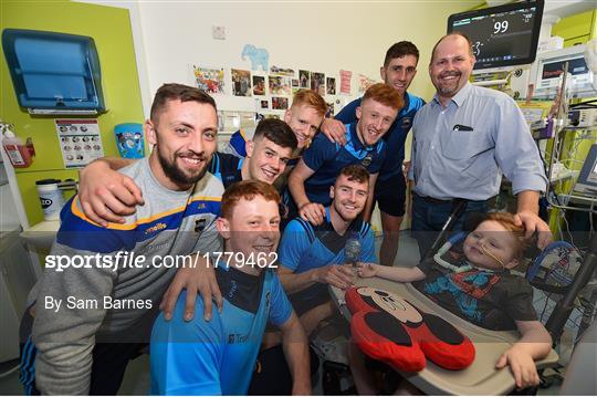 Tipperary All-Ireland hurling champions visit Children's Health Ireland at Crumlin