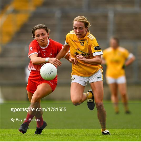 Louth v Antrim - TG4 All-Ireland Ladies Football Junior Championship Semi-Final Louth v Antrim - TG4 All-Ireland Ladies Football Junior Championship Semi-Final