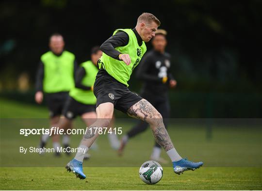 Republic of Ireland Training Session & Press Conference Republic of Ireland Training Session & Press Conference
