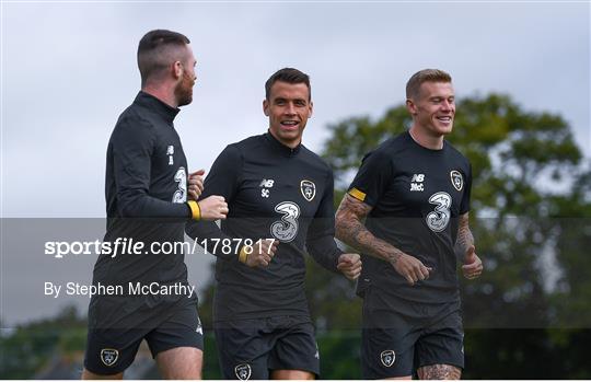 Republic of Ireland Training Session & Press Conference Republic of Ireland Training Session & Press Conference