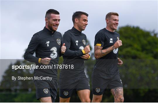 Republic of Ireland Training Session & Press Conference Republic of Ireland Training Session & Press Conference