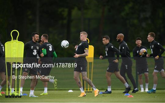 Republic of Ireland Training Session & Press Conference Republic of Ireland Training Session & Press Conference