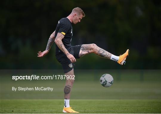 Republic of Ireland Training Session & Press Conference Republic of Ireland Training Session & Press Conference