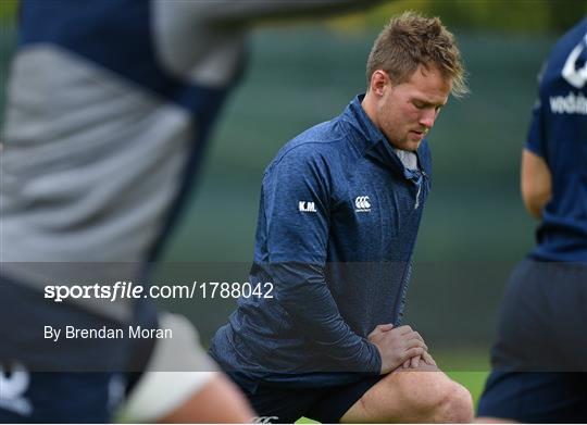 Ireland Rugby Squad Training and Press Conference