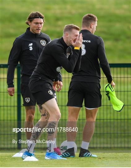 Republic of Ireland Training Session & Press Conference