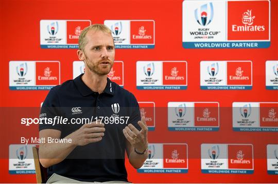 Emirates Rugby World Cup preview with Wayne Barnes and Tommy Bowe Emirates Rugby World Cup preview with Wayne Barnes and Tommy Bowe