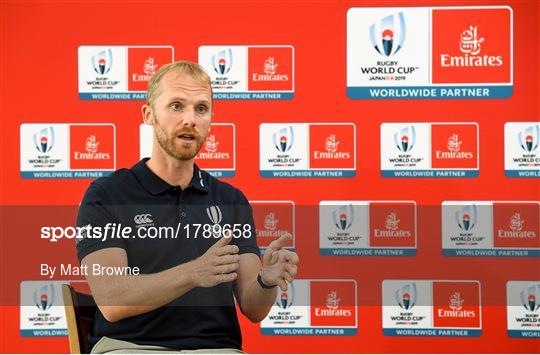 Emirates Rugby World Cup preview with Wayne Barnes and Tommy Bowe Emirates Rugby World Cup preview with Wayne Barnes and Tommy Bowe