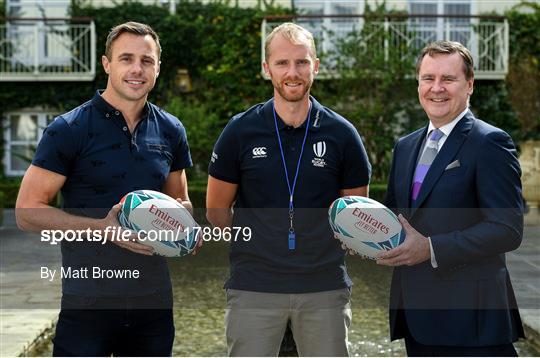 Emirates Rugby World Cup preview with Wayne Barnes and Tommy Bowe