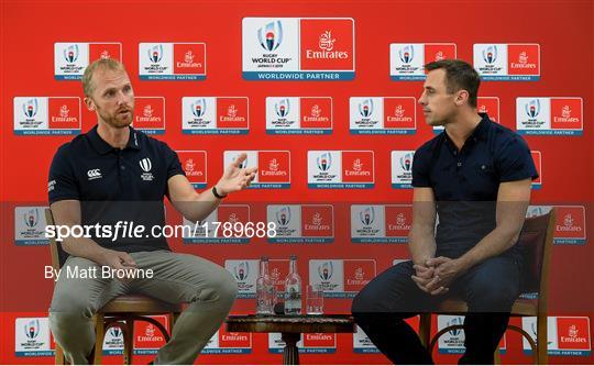 Emirates Rugby World Cup preview with Wayne Barnes and Tommy Bowe