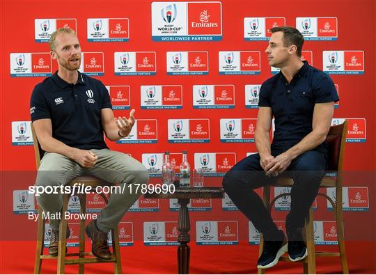 Emirates Rugby World Cup preview with Wayne Barnes and Tommy Bowe