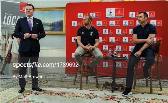 Emirates Rugby World Cup preview with Wayne Barnes and Tommy Bowe Emirates Rugby World Cup preview with Wayne Barnes and Tommy Bowe